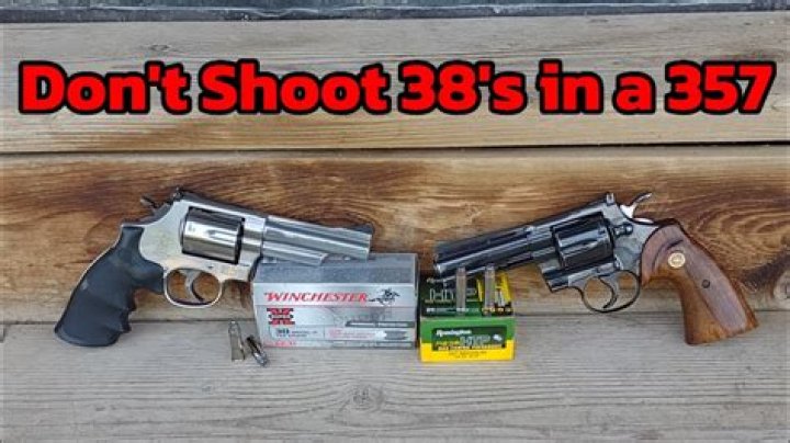 Can .357 also shoot 38?
