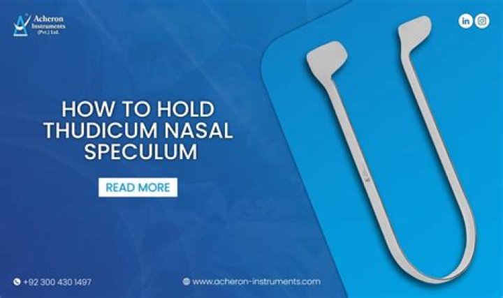 How do you hold a speculum?