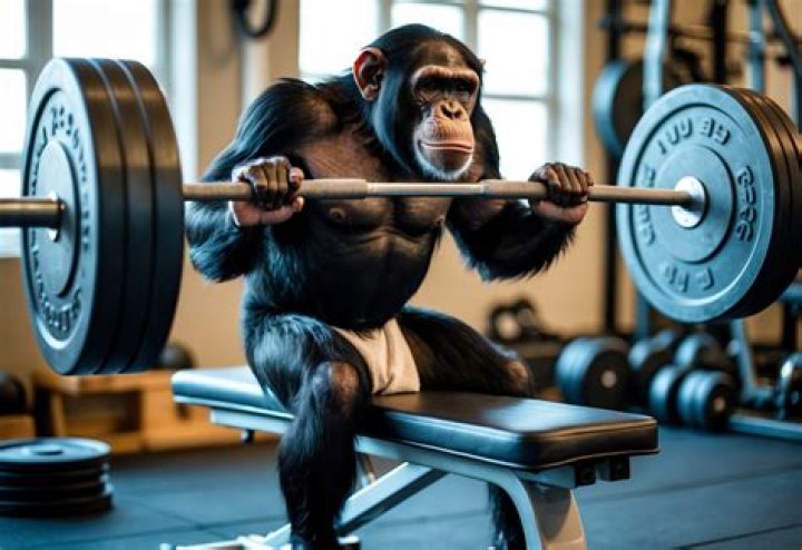 How much could a chimp bench?