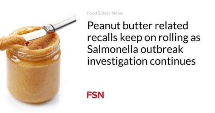 What causes salmonella in peanut butter?