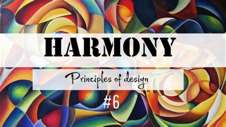 What is harmony principle?