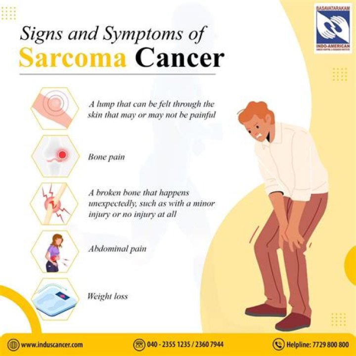 What were your first sarcoma symptoms?